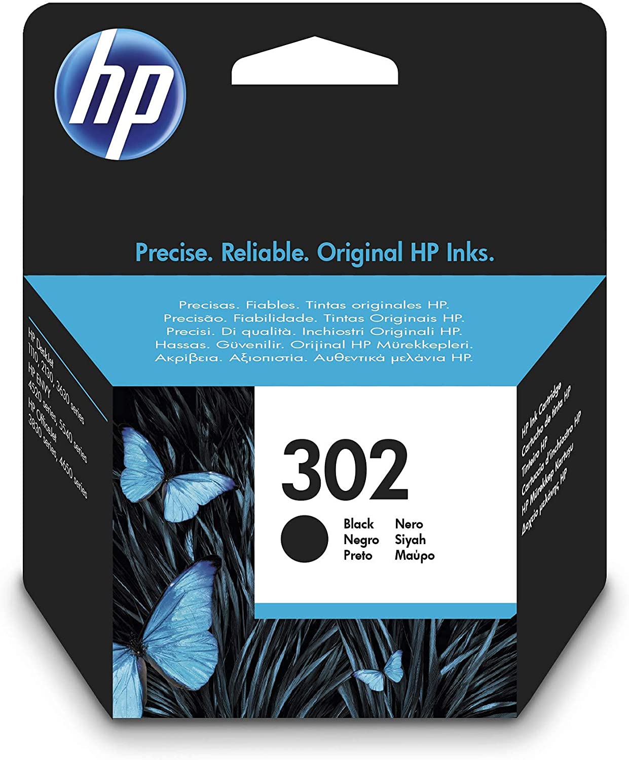 Cartucho de tinta original HP 302 Negro