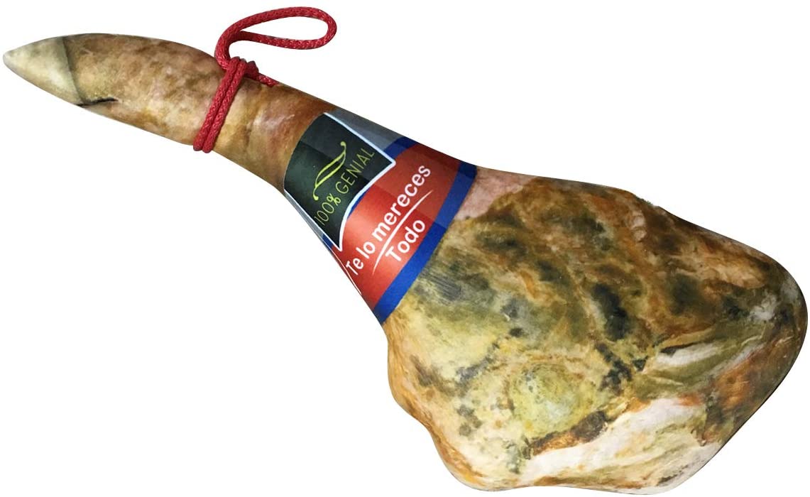 Cojin de terciopelo con forma de Jamón